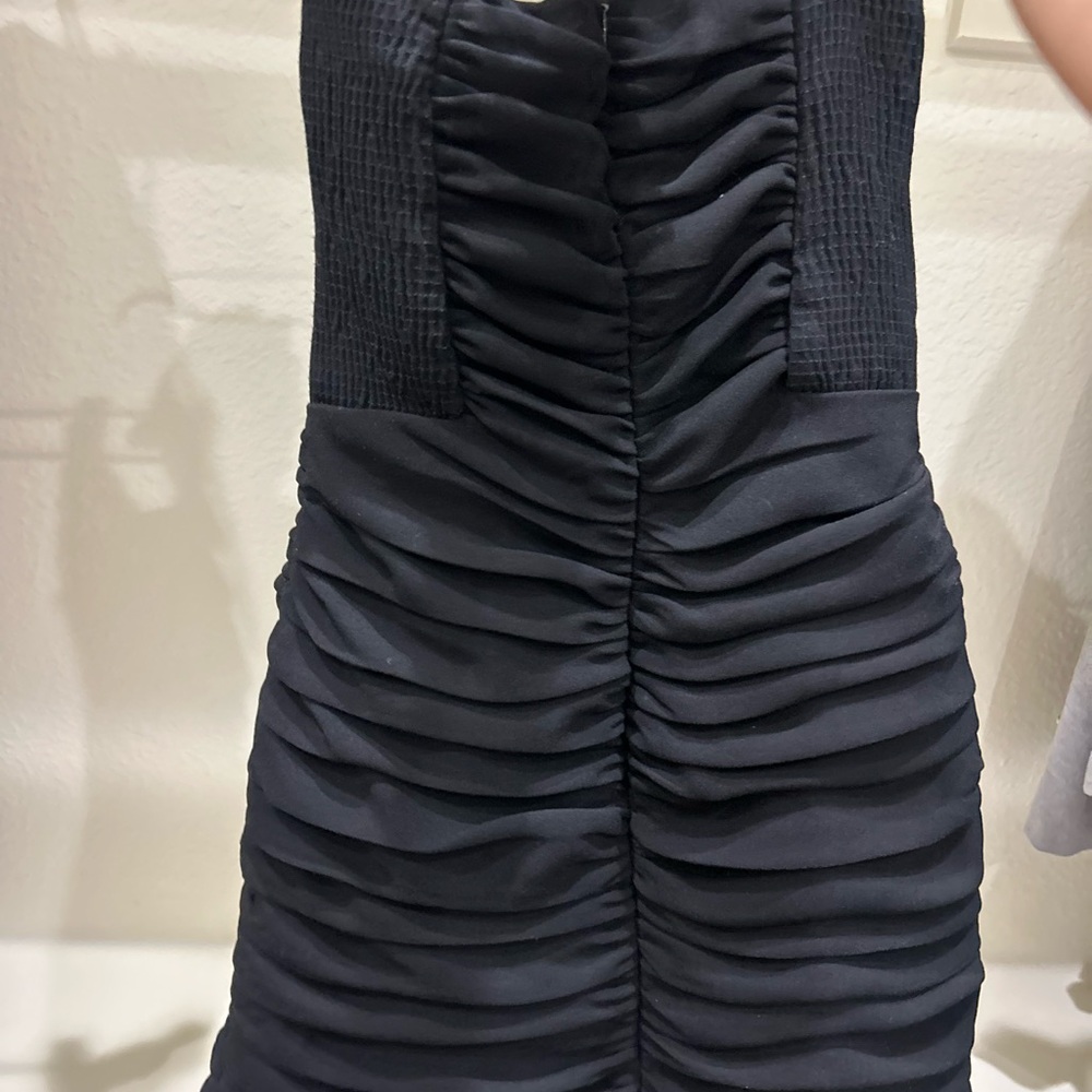 Zara Extra Small Black tie dress only worn once - Picture 4 of 8